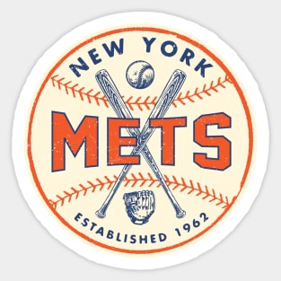 Throwback New York Mets 2 by Buck Tee Sticker